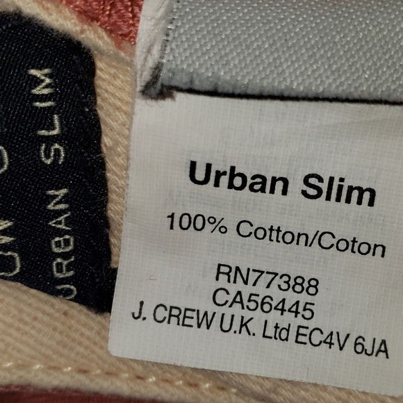 Men's Salmon J. Crew Urban Slim Broken-In Chino - Picture 6 of 6